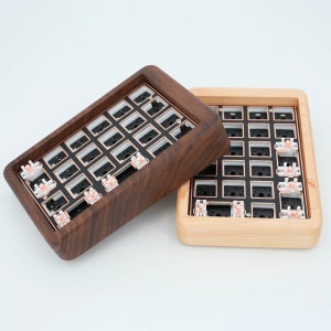 SKY Pad 블랙 월넛 미니 키보드 맞춤형 핫 스왑 트라이 모드 무선 블루투스5.0 숫자형 나무 기계식 키보드 키트 게임용