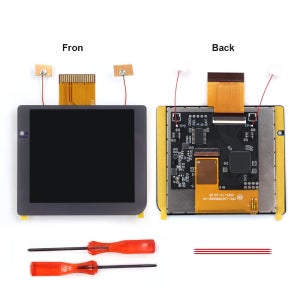 화려한 2.8인치 라미네이팅 IPS LCD 스크린 키트 480x432 백라이트 게임보이 포켓 GBP 콘솔용 OSD 메뉴 디스플레이 포함