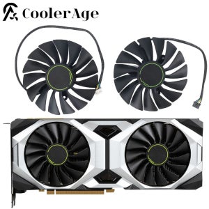 MSI 88mm 지포스 RTX 2080 벤투스 RTX 2080Ti 슈퍼 벤투스 PLA09215B12H 그래픽 카드 쿨링 팬 교체용 비디오 카드 팬