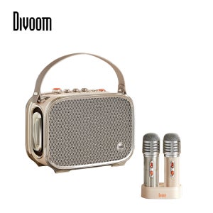 디붐 송버드-울트라 100W 휴대용 블루투스 가라오케 스피커 (2개 무선 마이크, 기타 입력, 파티용 DSP 효과 탑재)