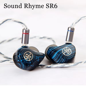 사운드 라임 SR6 인이어 이어폰 1DD + 2BA + 2PD+1BC 멀티 드라이버 HIFI 이어버드 하이브리드 드라이버 게이밍 유선 이어폰