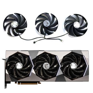 MSI GeForce RTX4070 4070TI 4080 4080TI 4090 4090TI SUPRIM X용 95MM PLD10020B12H DC12V 0.65A 4핀 비디오 카드