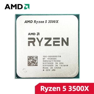 AMD 라이젠 5 R5 3500X 3.6GHz 6코어 6스레드 CPU 프로세서 소켓 AM4
