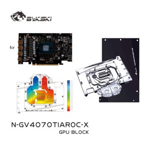 GIGABYTE RTX 4070Ti/4070 SUPER AORUS 마스터 게임/AERO/EAGLE OC 12G 비디오 카드용 Bykski N-GV4070TIAROC-X GPU 블록