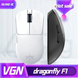 VGN PAW 3395 듀얼 모드 게이밍 마우스, 잠자리 F1 2.4G 무선 마우스, 충전식 FPS 라이트 무게추, 맞춤형 게임 액세서리