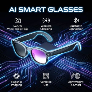 2026 AI 스마트 글래스 마이 3 1440P HD 카메라 챗 GPT 블루투스 통화 AI 지능형 Q&A 사진을 통한 물체 인식