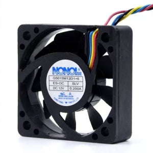 G5015M12D1+6 5015 DC 12V 0.200A 50mm 냉각 팬 50x50x15mm 서버 가습기 3D 프린터용 3핀 브러시리스 축방향 쿨러