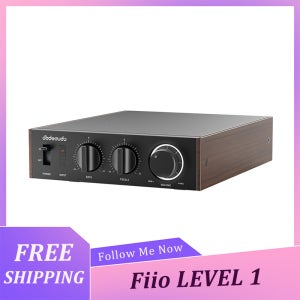 Fiio LEVEL1 HiFi 증폭기 TPA3255 칩 고화질 오디오 증폭기 48V/5A 전원 공급 장치 600W Bluetooth 6.0 LDAC 증폭기