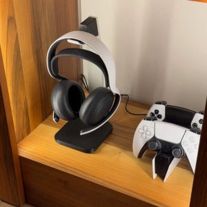 소니 PS5 엘리트 펄스용 게이밍 헤드셋 스탠드, 미니멀리스트 데스크탑 헤드폰 홀더, 비충전식 헤드셋 걸이, 데스크 정리용