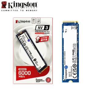킹스톤 NV3 PCIe 4.0 NVMe SSD M.2 2280 최대 6000MB/s PC 노트북 게임용 내장형 솔리드 스테이트 드라이브 500GB 1TB 2TB