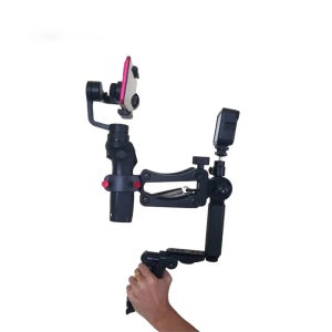 DJI 오즈모 모바일 7 OM6 OM 5 4 3 2 1 지윤 짐벌용 핸드헬드 4축 홀더 삼각대 흔들림 방지 충격 흡수 스태빌라이저