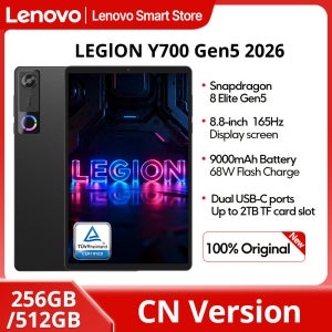오리지널 레노버 리전 Y700 5세대 게이밍 태블릿 CN 버전 스냅드래곤 8 엘리트 Gen5 8.8인치 3K 165Hz 디스플레이 9000mAh 안드로이드 패드 PC