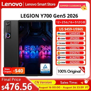 오리지널 레노버 리전 Y700 5세대 게이밍 태블릿 CN 버전 스냅드래곤 8 엘리트 Gen5 8.8인치 3K 165Hz 디스플레이 9000mAh 안드로이드 패드 PC