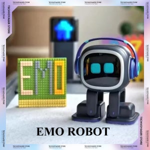 EMO 지능형 AI 로봇 정서적 지원 대화형 데스크탑 음성 인식 EMO Go Home 로봇 동반자 어린이 선물
