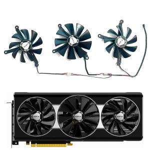 새로운 GPU 팬 4핀 85MM 95MM CF1010U12S XFX 라데온 RX 5700 XT Thicc III 울트라 그래픽 카드 쿨링 팬용