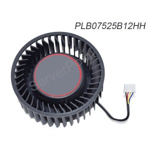 잘 테스트 된 쿨러 DC12V 1.20A 75mm 4 핀 냉각 팬 PLB07525B12HH, MSI RX Vega 56 8GB /RX Vega 64 8GB 비디오 카드 팬용