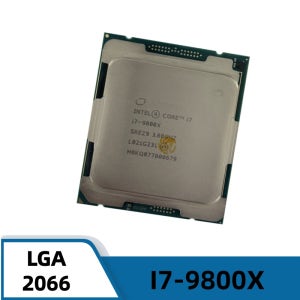 인텔 코어 I7 9800X CPU 8코어 16스레드 3.8GHz 17MB 14nm 165W LGA2066 데스크탑용 X299 마더보드