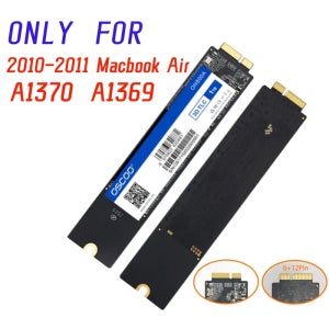 MacBook Air 2010 2011 A1369 A1370 하드 드라이브용 SATA3 SSD 256GB 512GB 1TB 용량 업그레이드 SSD