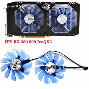 85MM FDC10U12S9-C RX480 GPU VGA HIS RX 570 RX470 그래픽 카드 냉각용 대체 쿨러 팬