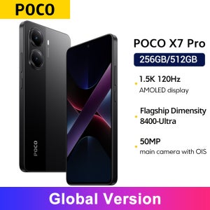 POCO X7 Pro 글로벌 버전 스마트폰 6.67인치 1.5K 120Hz AMOLED 디스플레이 8400-울트라 하이퍼차지 6000mAh 90W NFC