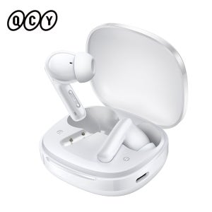 QCY T13 Pro 어댑티브 ANC 무선 이어버드 13mm 드라이버 강력한 베이스 50dB 하이브리드 ANC 블루투스 6.0 이어폰 6개 마이크 ENC 47시간 재생 HT23