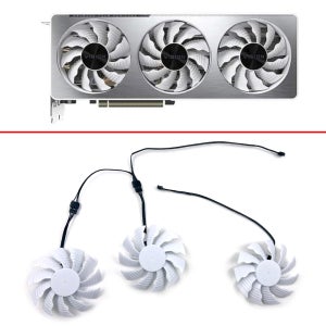 냉각 선풍기 기가바이트 지포스 RTX 3070 VISION OC 8G RTX 3060 Ti VISION OC 8G LHR 비디오 카드 팬용, 82mm 4 핀 T128015SU