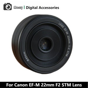 95% 새 상품 정품 캐논 EF-M 22mm F2 STM 프라임 렌즈 APS-C 광각 인물 고정 초점 렌즈