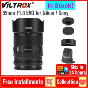 빌트록스 55mm F1.8 EVO 풀프레임 렌즈 대구경 오토 포커스 카메라 렌즈 (니콘 Z-마운트 Z5 Z6 II Z7II Z9 Z8 Z6II Z7II 소니용)