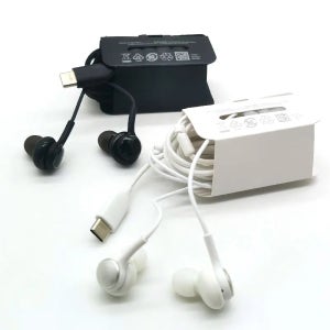 삼성 이어폰 AKG 타입 C 유선 마이크 내장 헤드폰 갤럭시 S26 S25 S24 S23 S22 S21 S20 노트20 울트라 10 헤드셋