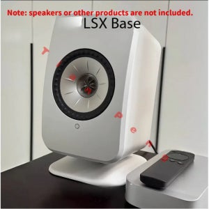 WYORESY KEF LSX LSX II LT용 고급 플로팅 데스크탑 스탠드, 안정적인 교체용 공식 스피커 높이 조절 베이스, 특가 판매