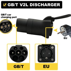 BYD, 샤오미, ZEEKR, XPENG, Li Auto 차량용 GB/T EV 방전 어댑터, 캠핑용 V2L 기능 지원 필요