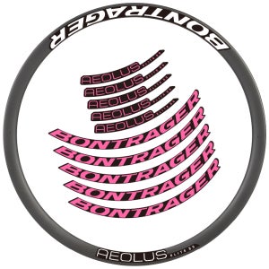 Bontrager Aeolus Elite 35 휠셋 데칼 스티커(로드용) - 35mm 림 높이, 방수 및 변색 방지 림 색상 변경 테이프!
