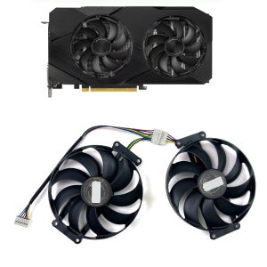 냉각 팬 FDC10H12S9-C T129215SU 6PIN ASUS RTX2070 RTX2060 SUPER GTX1660 1660Ti 듀얼 EVO OC 그래픽 카드 쿨러 팬