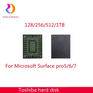 서피스 프로 5 6 7용 오리지널 업그레이드 SSD 통합 하드 디스크 128GB 256GB 512GB 1TB 도시바