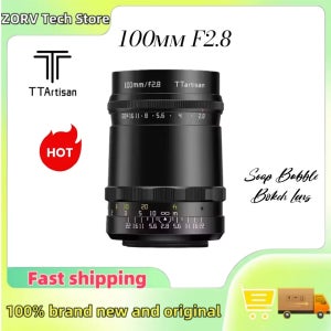 TTArtisan 100mm f2.8 버블 보케 풀프레임 렌즈 M42 마운트 (소니 E, 캐논 EF, RF, 니콘 Z, 후지필름 X, 루믹스 L 호환)
