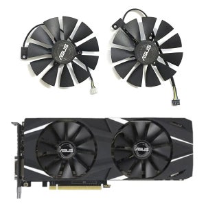 새로운 87MM 4IN FDC10U12S9-C DUAL-RTX 2060 2070 GPU 팬, ASUS DUAL-RTX 2060 2070 2080 2080TI 그래픽 카드 냉각 팬용