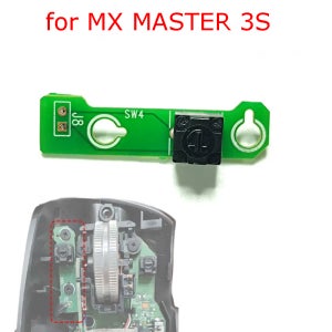 MX MASTER3S 마우스 버튼 보드 액세서리 Logitech MX Master 3S 게임용 마우스 부품 용 마우스 왼쪽 키 보드 교체