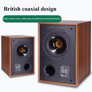 CX60 6.5인치 패시브 동축 북쉘프 스피커 150W 출력 파워 2웨이 크로스오버 우든 홈 HIFI 스테레오 패시브 스피커