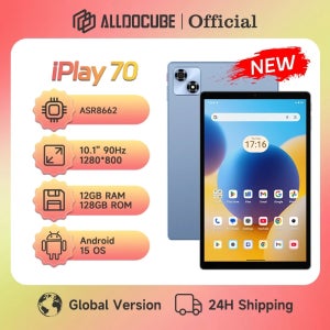 올도큐브 iPlay 70 태블릿 10.1인치 90Hz 디스플레이 12GB(4GB+8GB 가상)RAM 128GB ROM 6000mAh LTE 태블릿 안드로이드 15