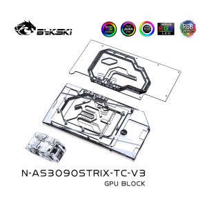 Bykski GPU 액티브 백플레이트 워터 블록 ASUS ROG STRIX RTX3090 RTX3080 3080ti 24G 게이밍 비디오 카드 N-AS3090STRIX-TC-V3용