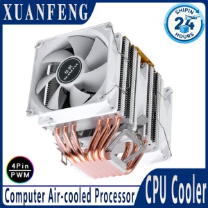 XUANFENG 컴퓨터 공랭식 듀얼 타워 6 히트파이프 쿨러 CPU 팬 LGA2011 X99 E5 2066 115x 1200 1700 I5 I7 AM4 AM5 호환