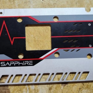 SAPPHIRE SAPPHIRE RX470 RX480 그래픽 비디오 카드용 오리지널 백플레이트