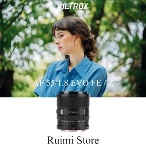 Viltrox 55mm F1.8 EVO 풀프레임 자동 초점 대구경 인문주의적 렌즈 (소니 FE / 니콘 Z 마운트 미러리스 카메라용)