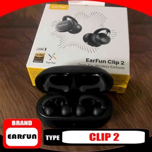 EarFun Clip2 무선 이어폰 블루투스 이어훅 2 MIC AI ENC LDAC 지향성 사운드 전송 이어버드 민감한 헤드폰