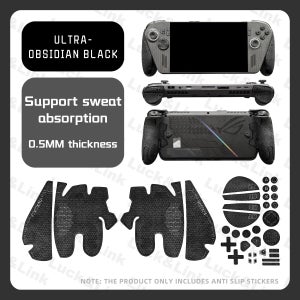 Rog Xbox Ally/X용 컨트롤러 그립, 텍스처드 스킨 키트, 미끄럼 방지 땀 흡수 컨트롤러 핸들 그립, 버튼, 트리거, D-패드