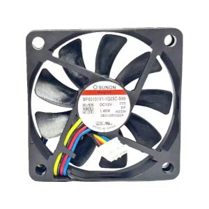 2pcs SUNON MF60101V1-1Q03C-S99 6010 60X60X10mm 슬림 12V 1.46W PWM 가변 속도 냉각 팬용 새로운 60mm 6cm 음소거 케이스 팬