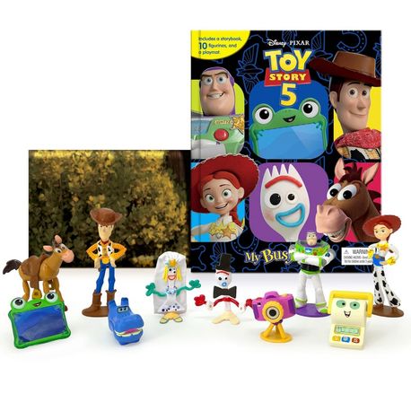 Disney Toy Story 5 My Busy Books 토이스토리5 비지북 (스토리북, 10 피규어, 플레이매트 포함)