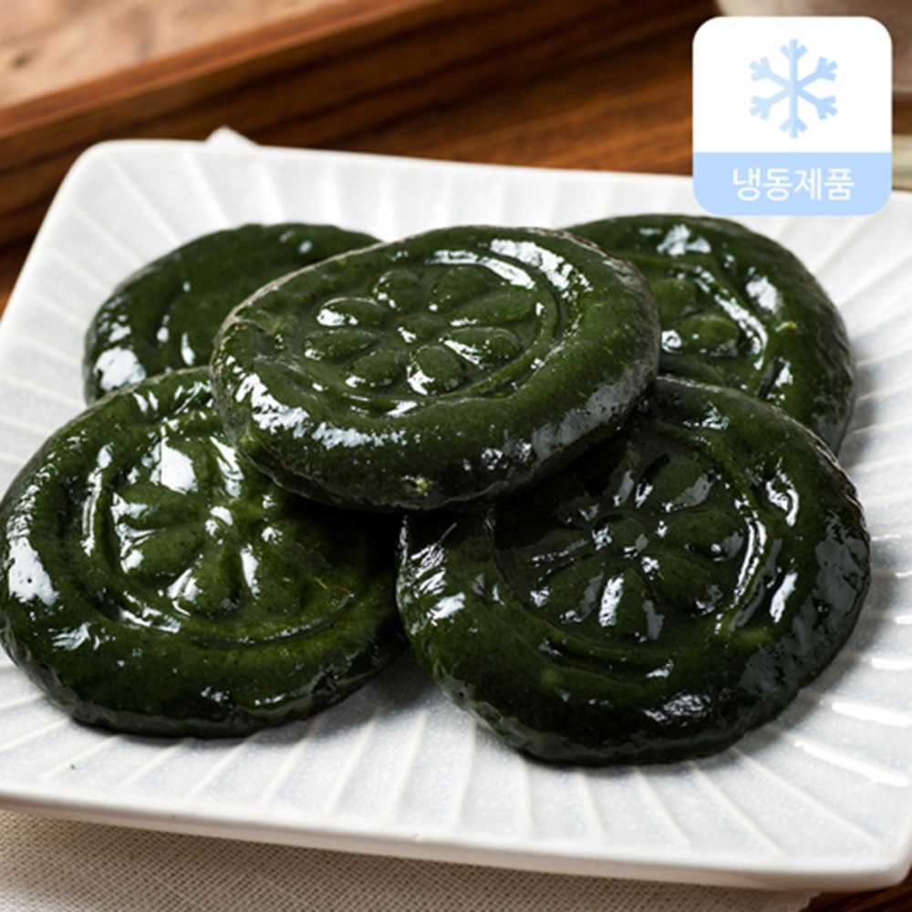 Hanwha Hansan Mositteok (Ramie Leaf Rice Cake), Moshi Gae-tteok, Frozen 1pc