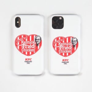 [크리틱] X KFC HEART LOGO 아이폰 케이스 White KFTZUHC02UC2