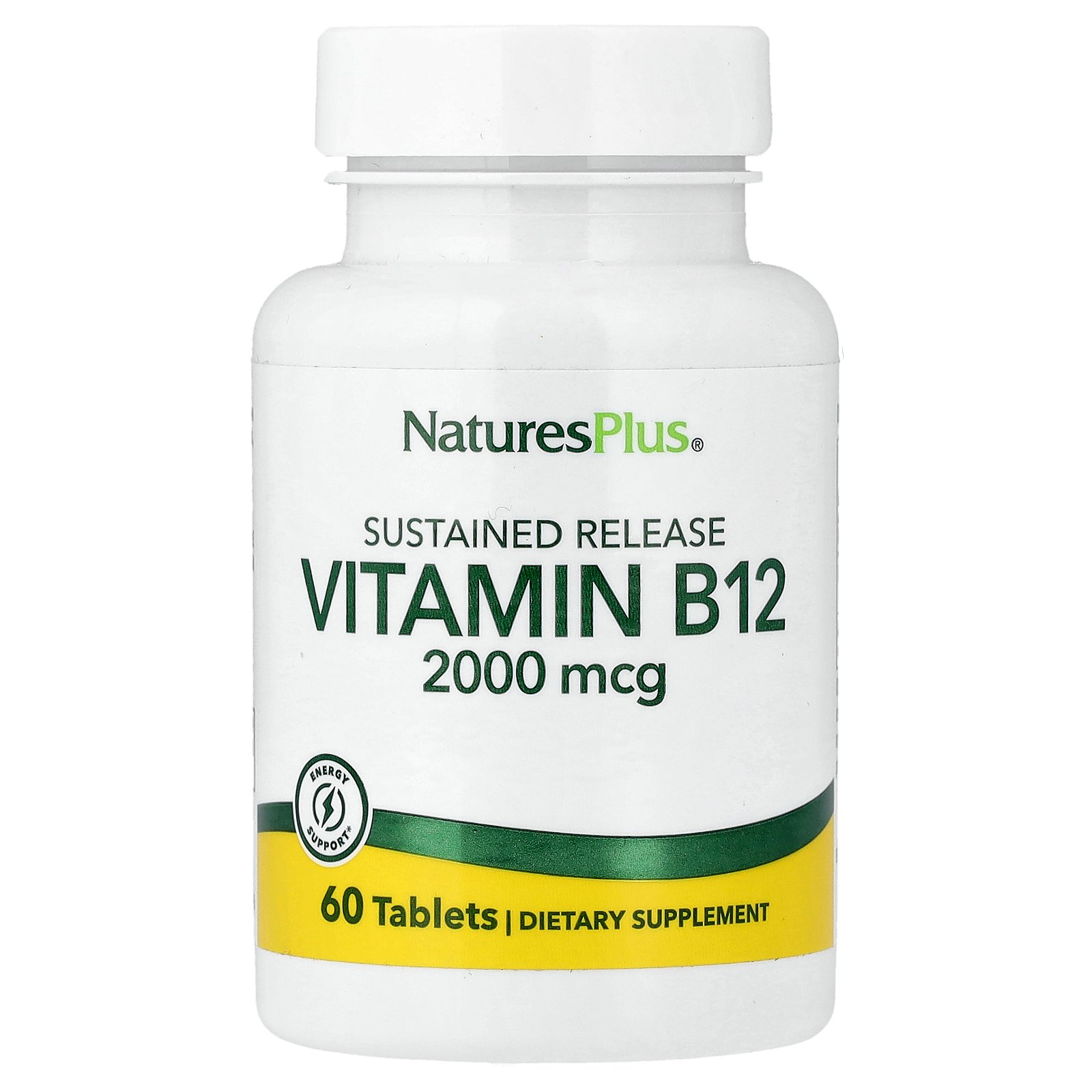 NaturesPlus 비타민B12 서방형 60정 NaturesPlus (네이처스플러스) NaturesPlus 비타민B12 서방형 60정 1개